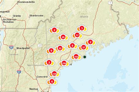 MAP Map Of Power Outages Near Me